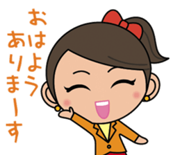 Hiroshima Dialect Sticker (Girl version) sticker #757503