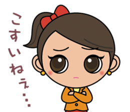 Hiroshima Dialect Sticker (Girl version) sticker #757523