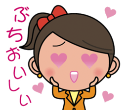 Hiroshima Dialect Sticker (Girl version) sticker #757532