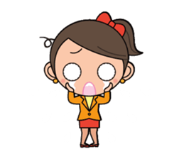 Hiroshima Dialect Sticker (Girl version) sticker #757538