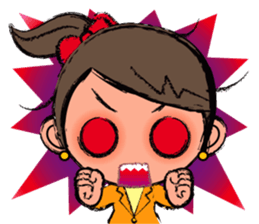 Hiroshima Dialect Sticker (Girl version) sticker #757540