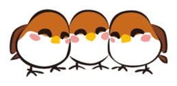 Three Sparrows sticker #757784