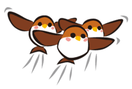Three Sparrows sticker #757786