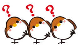 Three Sparrows sticker #757799