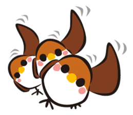 Three Sparrows sticker #757810