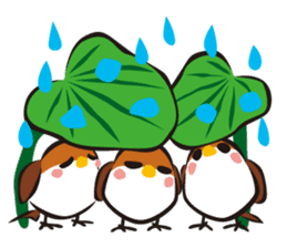 Three Sparrows sticker #757815