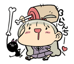 High school student and cat sticker #757868