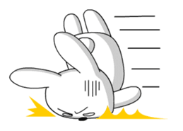 cute rabbits sticker #758071