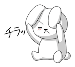 cute rabbits sticker #758093