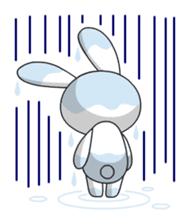 cute rabbits sticker #758095