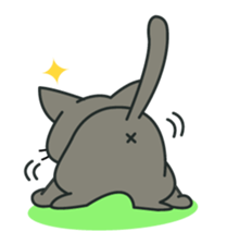 My black cat Guil sticker #758600