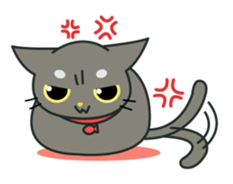 My black cat Guil sticker #758601