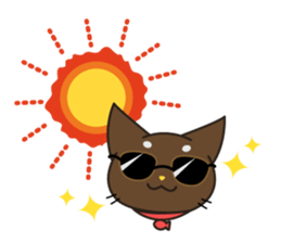 My black cat Guil sticker #758608