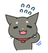 My black cat Guil sticker #758610