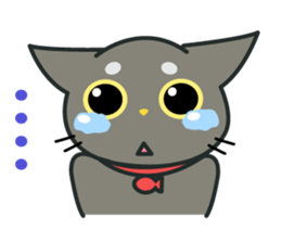 My black cat Guil sticker #758616