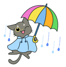 My black cat Guil sticker #758621