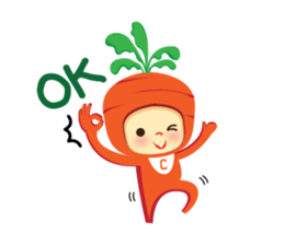 Cherry & Veggie Friends sticker #759628