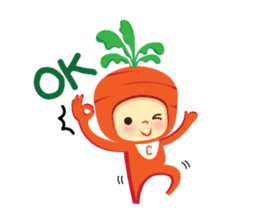 Cherry & Veggie Friends sticker #759628
