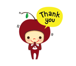 Cherry & Veggie Friends sticker #759630