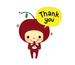 Cherry & Veggie Friends sticker #759630