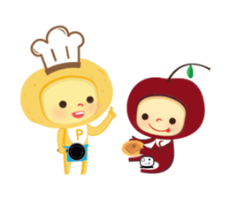Cherry & Veggie Friends sticker #759635