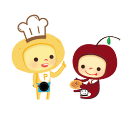 Cherry & Veggie Friends sticker #759635