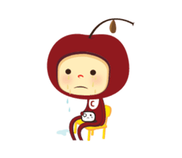 Cherry & Veggie Friends sticker #759638