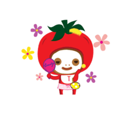 Cherry & Veggie Friends sticker #759645