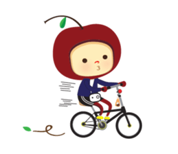 Cherry & Veggie Friends sticker #759647