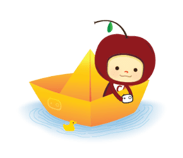 Cherry & Veggie Friends sticker #759652
