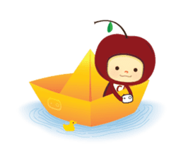 Cherry & Veggie Friends sticker #759652