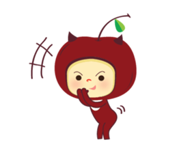Cherry & Veggie Friends sticker #759654