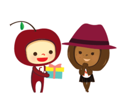 Cherry & Veggie Friends sticker #759655