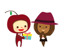 Cherry & Veggie Friends sticker #759655