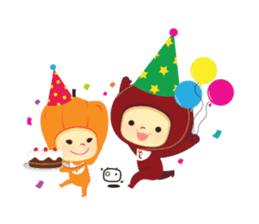 Cherry & Veggie Friends sticker #759661