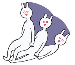 Mr. White Rabbit sticker #759989