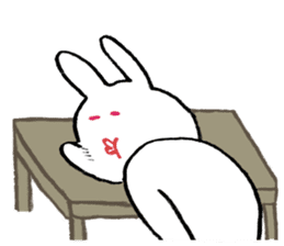 Mr. White Rabbit sticker #760013