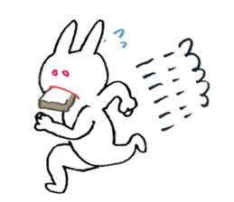 Mr. White Rabbit sticker #760017