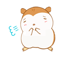 Potechi of hamster(English edition) sticker #761827