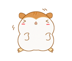 Potechi of hamster(English edition) sticker #761828