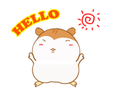 Potechi of hamster(English edition) sticker #761831