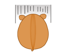 Potechi of hamster(English edition) sticker #761835