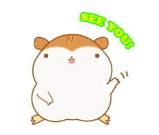 Potechi of hamster(English edition) sticker #761838