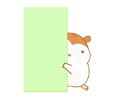 Potechi of hamster(English edition) sticker #761841