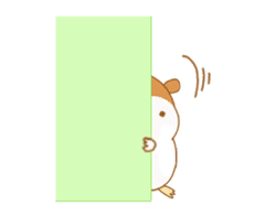 Potechi of hamster(English edition) sticker #761842