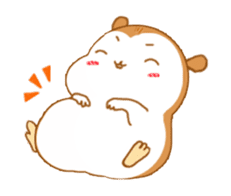 Potechi of hamster(English edition) sticker #761847