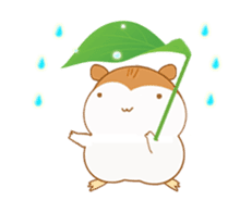 Potechi of hamster(English edition) sticker #761849