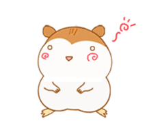 Potechi of hamster(English edition) sticker #761850