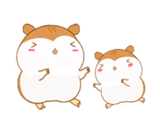 Potechi of hamster(English edition) sticker #761856
