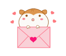 Potechi of hamster(English edition) sticker #761861